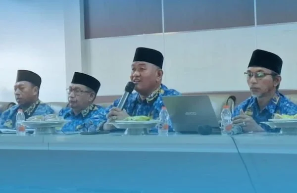 Rapat koordinasi Kemenag Wajo terkait pelaksanaan MQK Internasional 2025. Dok Ist