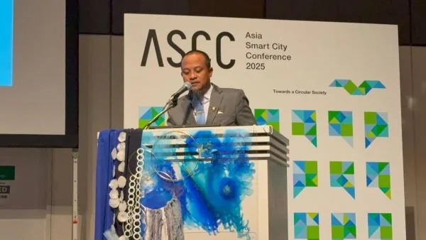 Gubernur Sulawesi Selatan, Andi Sudirman Sulaiman menjadi salah satu pembicara pada ajang bergengsi Asia Smart City Conference (ASCC) 2025. Dok. Ist