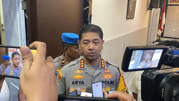 Kapolrestabes Makassar, Kombes Pol Arya Perdana saat ditemui di Polrestabes Makassar (Dok: Atri KabarMakassar)