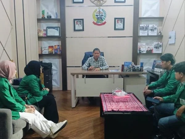 Kunjungan studi mahasiswa UIN Alauddin di Kantor Humas Pemprov Sulsel (dok. Ist)