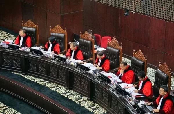 Sidang permohonan perselisihan hasil pemilihan umum (PHPU) presiden dan wakil presiden 2024 di Mahkamah Konstitusi (MK).