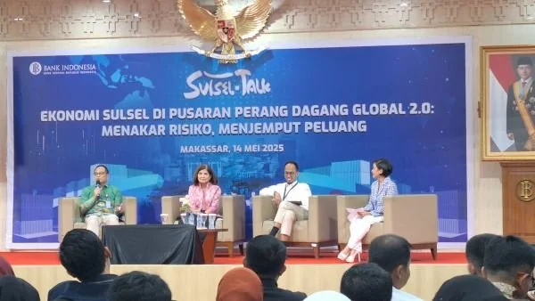 Kepala Kantor Perwakilan Bank Indonesia Provinsi Sulsel, Rizki Ernadi Wimanda dalam acara Sulsel Talk (Dok : Ist).