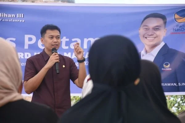 Anggota DPRD Kota Makassar, Andi Odhika Cakra Satriawan, saat Bertemu Warga (Dok: Ist).
