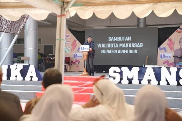 Wali Kota Makassar Munafri Arifuddin saat Memberikan Sambutan, (Dok: Ist).