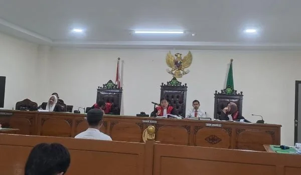 Sidang kasus uang palsu di Gowa (Dok : Ist).