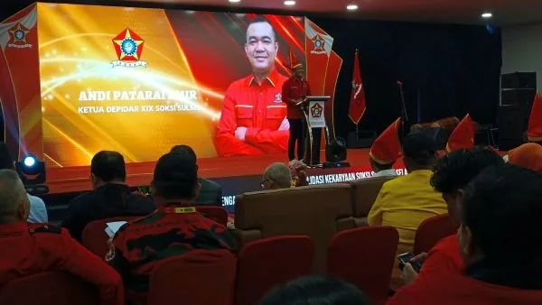 Ketua Depidar XIX SOKSI Sulawesi Selatan, Andi Patarai Amir (Dok: Sinta KabarMakassar)