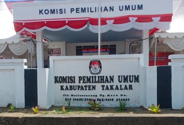 Kantor KPU Takalar (Dok : Saleh KabarMakassar).