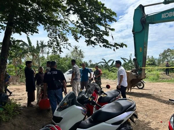Wakapolres Jeneponto, Kompol Muh. Idris saat memimpin Tim Khusus penertiban tambang Ilegal (Dok : Ist).