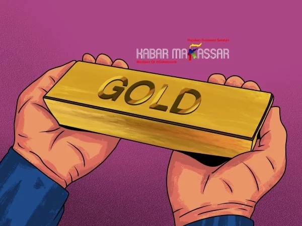 Ilustrasi Emas (Dok : KabarMakassar).