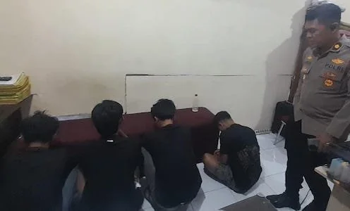 Kini Pelaku Masih Ditahan Di Polsek Mariso Makassar
