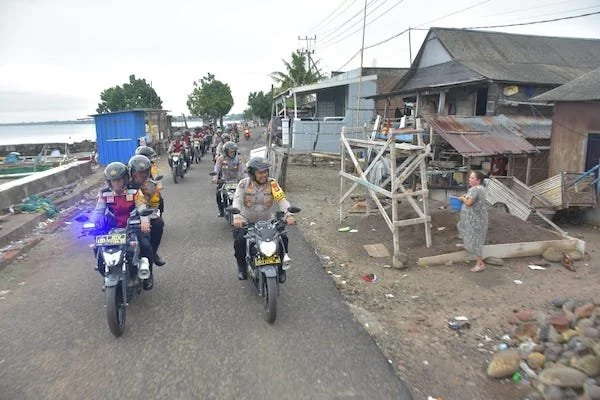 Kapolres Bulukumba pimpin Patroli Cooling System jelang rekapitulasi surat suara pilkada serentak