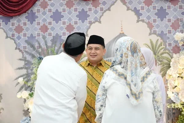 Suasana Open House Iduladha 2026 di Rujab Wali Kota Makassar Munafri Arifuddin (Dok: Ist).