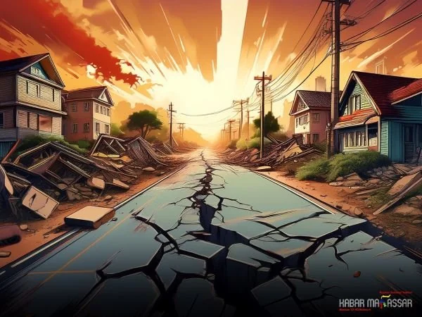 Ilustrasi gempa (Dok: KabarMakassar)