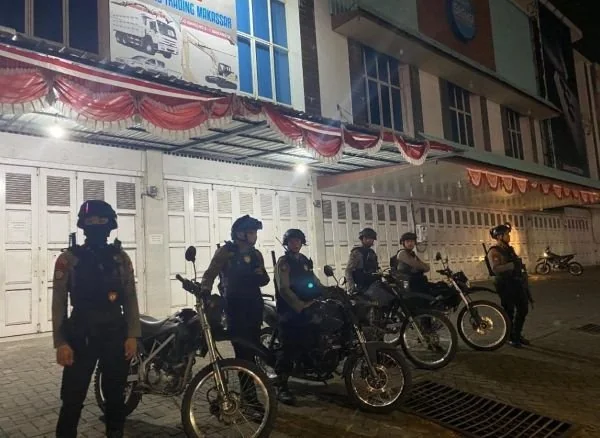 Patroli Samapta Polrestabes Makassar (Dok: Ist)