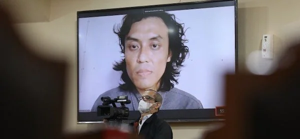 Andika Adipura Pemohon Prinsipal mengikuti secara daring sidang Pendahuluan pengujian Undang-Undang Nomor 5 Tahun 2026 tentang Kepolisian Negara Republik Indonesia (Dok: Ist).