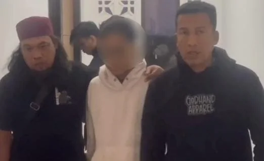 Pelaku Saat Digrebek Polisi