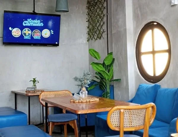 Kafe Utata Space di Makassar, (Dok: Sinta KabarMakassar).
