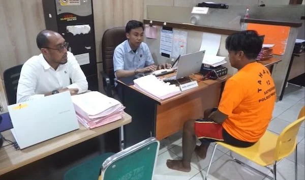 pelaku pelecehan terhadap karyawati minimarket di Makassar (Dok:Ist)