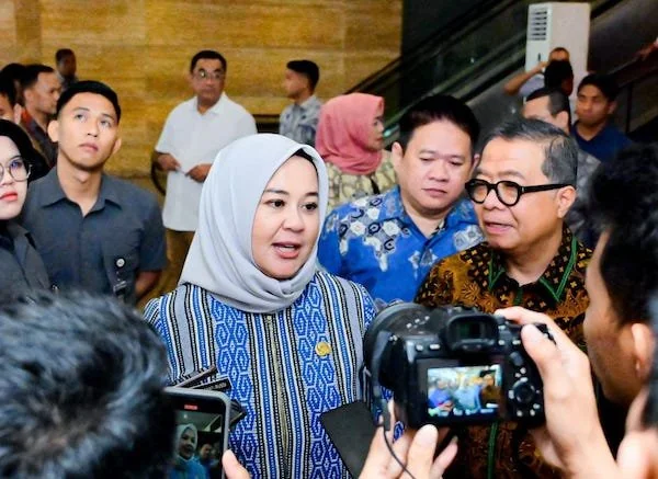 Wakil Gubernur Sulawesi Selatan Fatmawati Rusdi di Hotel Claro (Dok: Ist)