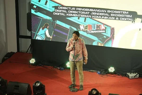 Direktur Pengembangan Ekosistem Digital Direktorat Jenderal Ekosistem Digital Komdigi RI, Rama Krisna Prasetya saat Menghadiri Peresmian MCH Kedua (Dok: Ist).