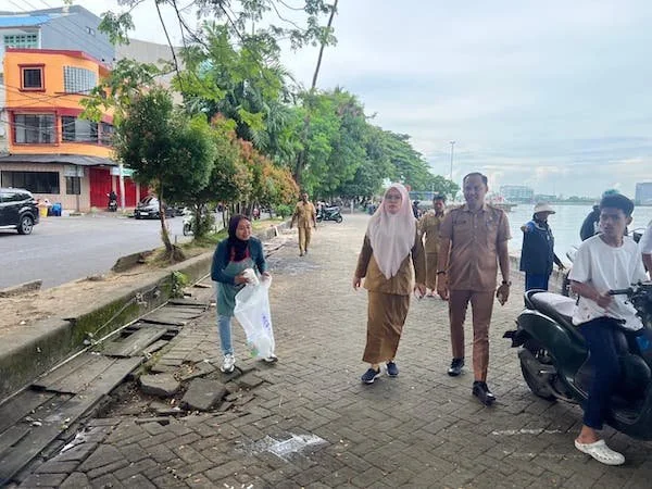 : Pengawasan Jukir Liar Hingga Anjal dan Gepeng di Anjungan Pantai Losari, (Dok: Ist).