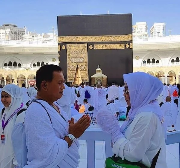 Jemaah Embarkasi Makassar di Masjidil Haram. Dok. Ist