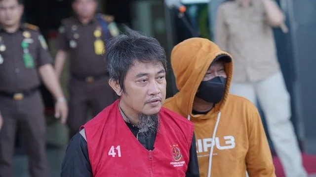 Terpidana Andi Awaluddin Buchri kasus penipuan investasi bodong "Trading Forex" di Makassar
