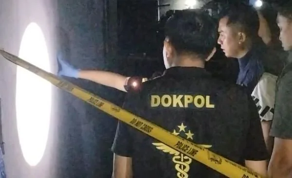 Olah TKP oleh DVI Polda Sulsel. (Dok; Ist)