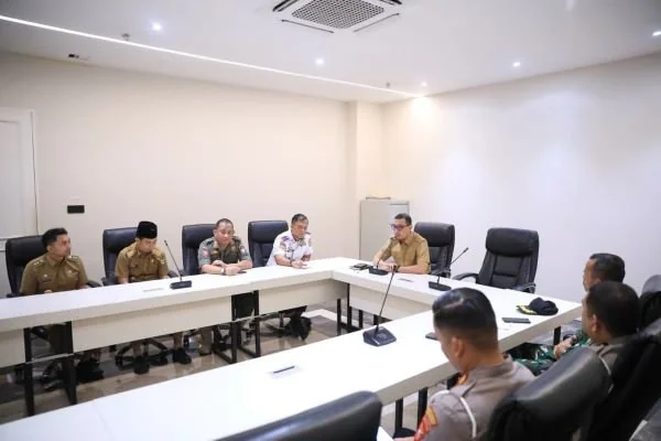 Rapat Koordinasi Penertiban Parkir Ruko Diamond Ramayana Kecamatan Panakkukang, (Dok: Ist).