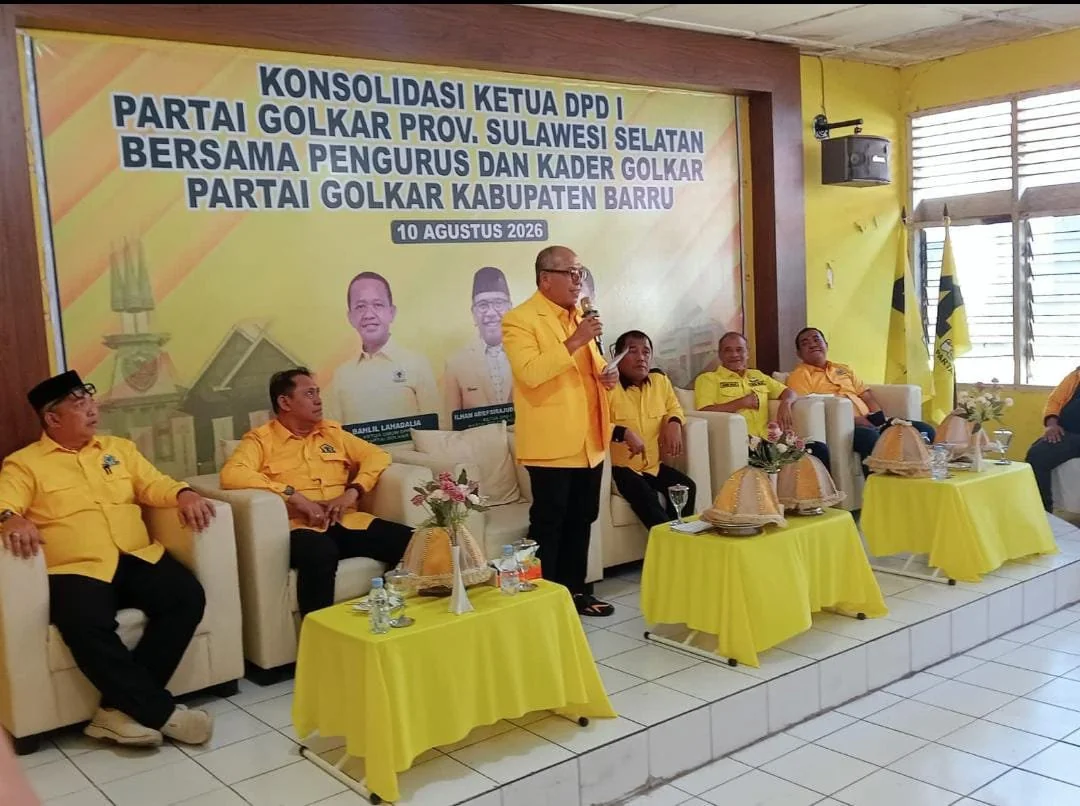 Ketua DPD Partai Golkar Sulawesi Selatan terpilih, Ilham Arief Sirajuddin saat menjadi narasumber dalam kegiatan pendidikan politik Partai Golkar (Dok: Ist)