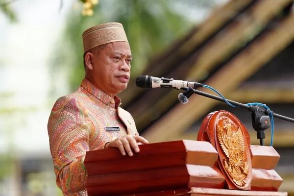 Pj Gubernur Sulsel, Prof Fadjry Djufry di Palopo (Dok: Ist).