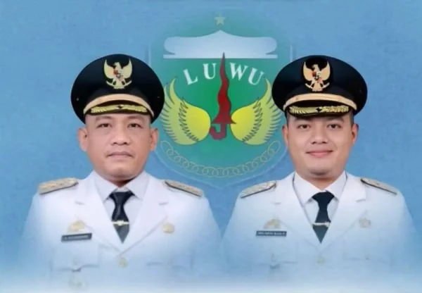 Bupati dan Wakil Bupati Kabupaten Luwu (Dok : Ist).