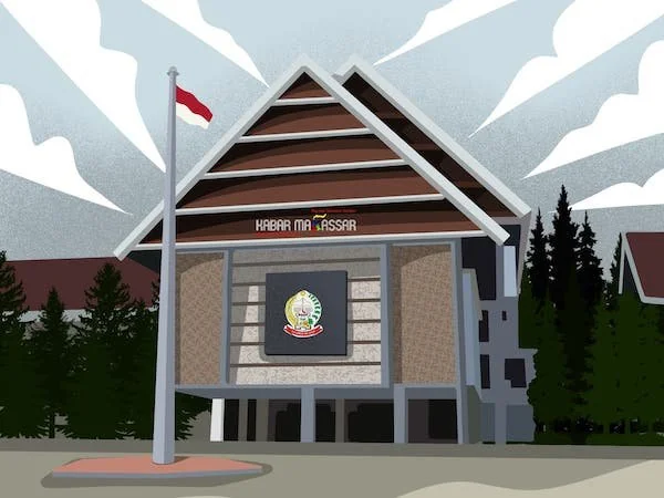 Ilustrasi Kantor Gubernur Sulsel (Dok: KabarMakassar)