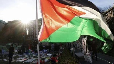 Bendera negara Palestina. FOTO REUTERS